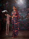 Madhuban Gold Simmer Embroidery Ladies Saree Wholesale Market In Surat